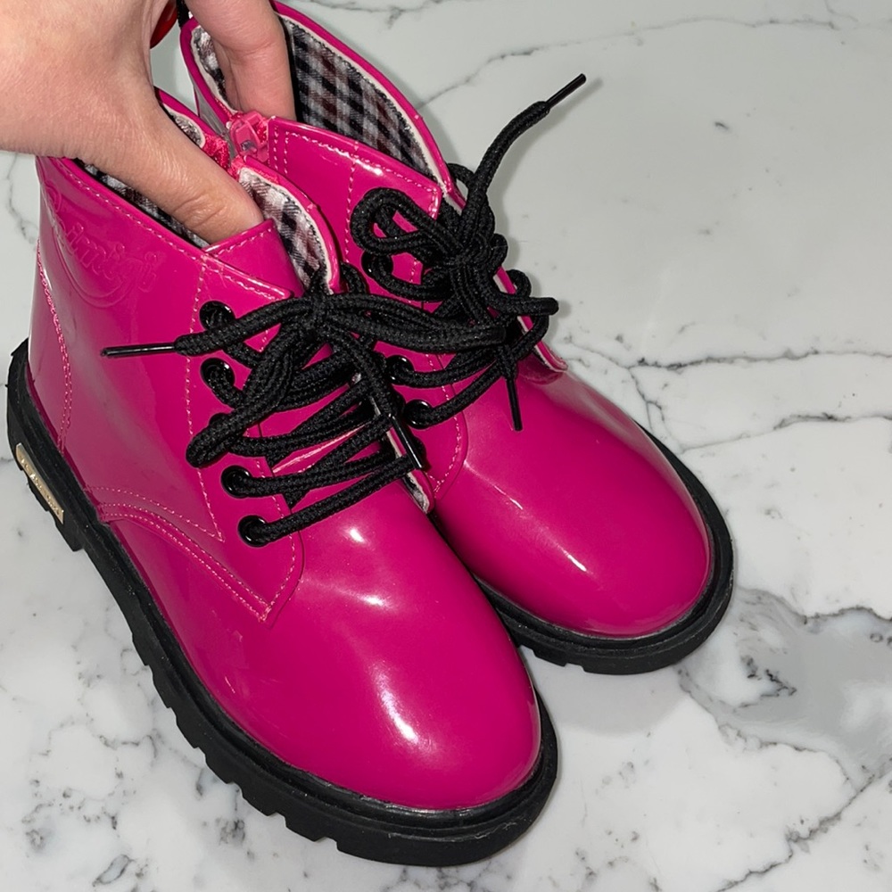Pink girl boots euro size 33